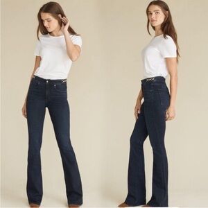 Veronica Beard Dark Blue Flare Jeans